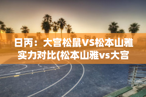 日丙：大宫松鼠VS松本山雅实力对比(松本山雅vs大宫松鼠胜负比分预测)